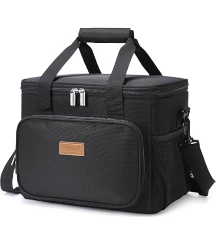 Windfromort Petit Sac Isotherme - Sac Lunch Isotherme - Isotherme Repas avec Poignée 15 L - 29x20x22cm Pliable, Portable pour Bureau, Voyage, Pique- Nique (Gris Windfromort Petit Sac Isotherme - Sac Lunch Isotherme - Isotherme Repas avec Poignée 15 L - 29x20x22cm Pliable, Portable pour Bureau, Voyage, Pique- Nique (Gris