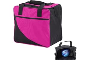 JINGLING Aufbewahrungstasche Balling Bag | Bowling-Tasche aus Oxford-Stoff mit Schulterriemen - Hält eine Bowlingkugel, EIN Paar Bowlingschuhe bis zu 15 Herrenschuhe und Accessoires