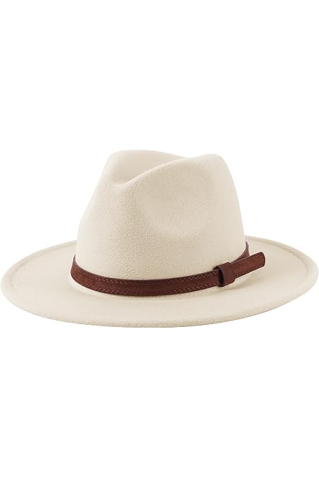 Wide Brim Floppy Panama Hat Belt Buckle 