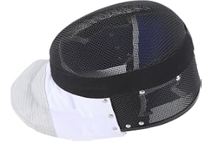 SIXRUN Sport Fäktningsmask Skyddande Fäktningshjälm med vadderad sele för daglig träning och tävling Svart Fäktning Sport Mask Staket Mask