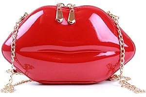 EVEOUT Bolsos bandolera Champiñón para mujer niña Linda Bolsa de hombro Bolso divertido monedero con cadena