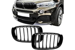 DM Autoteile Performance Kühlergrill passt für X3 F25 X4 F26 Schwarz Glanz ersetzt OE Nieren
