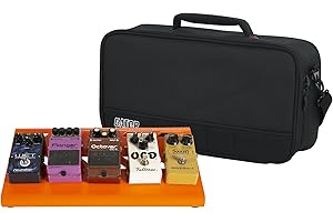 Gator Obudowy aluminiowa deska pedałowa z torbą do noszenia; mała: 40 cm x 18 cm | pomarańczowa (GPB-LAK-1)