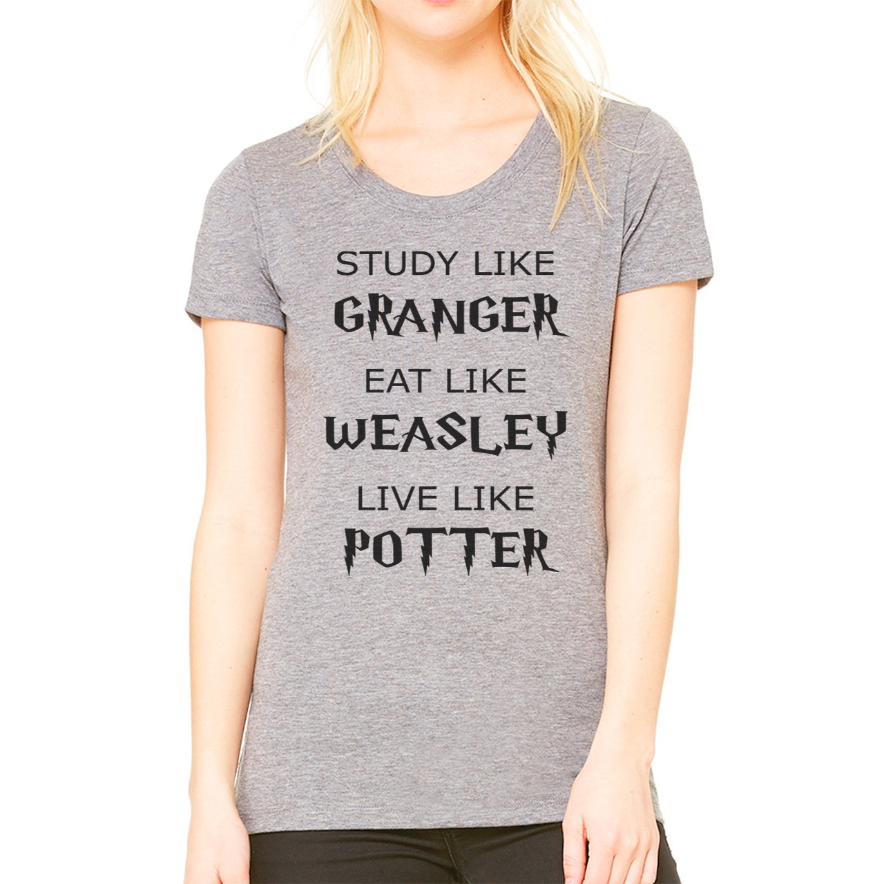 Study-Like-Granger-Eat-Like-Weasley-Live-Like-Harry-Potter-Small-Damen-T-Shirt