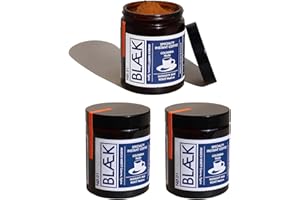 ‎BLÆK BLÆK Coffee 3x No.1 Glas Kolumbien - Blaek Organic Instant Kaffee To go - Premium löslicher Kaffee - Colombia, Huila Arabica Hochland Bohnen, Vanlife, Camping | Glas 3 x 60g