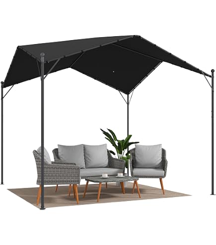TrendLine Ersatzdach beige 4x4m für Pavillon Granada Barbuda Berlingo UV-Schutz