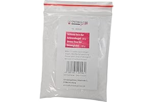 ‎SCHNEEKUGELHAUS 10g feiner Schnee für Schneekugel zum Basteln | für Schneekugel Bastelset | Schneekugel selbst gestalten | individuelle Schüttelkugel | 40018