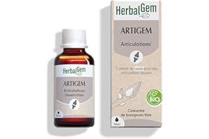 HerbalGem Artigem Bio Pour le maintien de la souplesse des articulations Complexe de Gemmothérapie Concentrée 30 ml