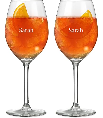Topkapi elite Aperol Spritz Gläser Lilly - Bleifreie Kristallgläser, ideal für Lillet Wild Berry und Aperol Spritz, 360 ml, 6 Stück, Genuss pur, Made in Germany