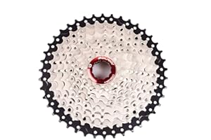 KYAOAYO Cassette 10 compartiments, 10 vitesses, cassette 11-42T pour vélo de route VTT S-R-A-M S-hi-Mano, couronne à vis pour vélo de déroulement roue dentée outil de rechange pour roue de roue à chaîne