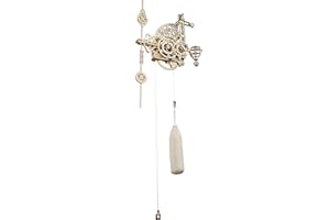 UGEARS Aero Clock 3D Puzzle - Kits de Modelo de Madera de Regalo del día del Padre para Que los Adultos construyan - Reloj de Pared Vintage DIY con péndulo Puzzle de Madera - Reloj mecánico