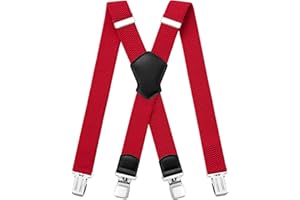 Aonvmdis Tirantes para Pantalones Hombre 40mm Ancho Tirantes Hombre con Clips Extra Fuerte, Elegante Retro Y Forma Tirantes Caballero Adjustable, Accesorio Traje Hombre de Business Fiesta Boda