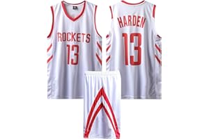 ABRTJCL 2 Pièces Maillot Basketball Enfant/Adulte 2024, Ensemble Débardeur Actif et Short, Pop Maillot Basket