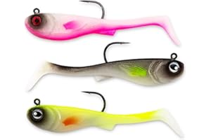 ‎FISHN FISHN® GRUMPYbaby Gummifisch Set - Gewicht: 13g, Länge: 11cm - Extreme Schwimmaktion, Angelköder zum Hechtangeln, Softbait, Swimbait, hohe Fangkraft, Hecht (3 Stück)