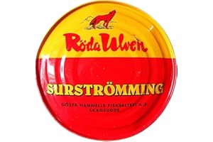 Surströmming Röda Ulven 300 g Tin (Fermented Herrings) - 400 g/300 g Fish