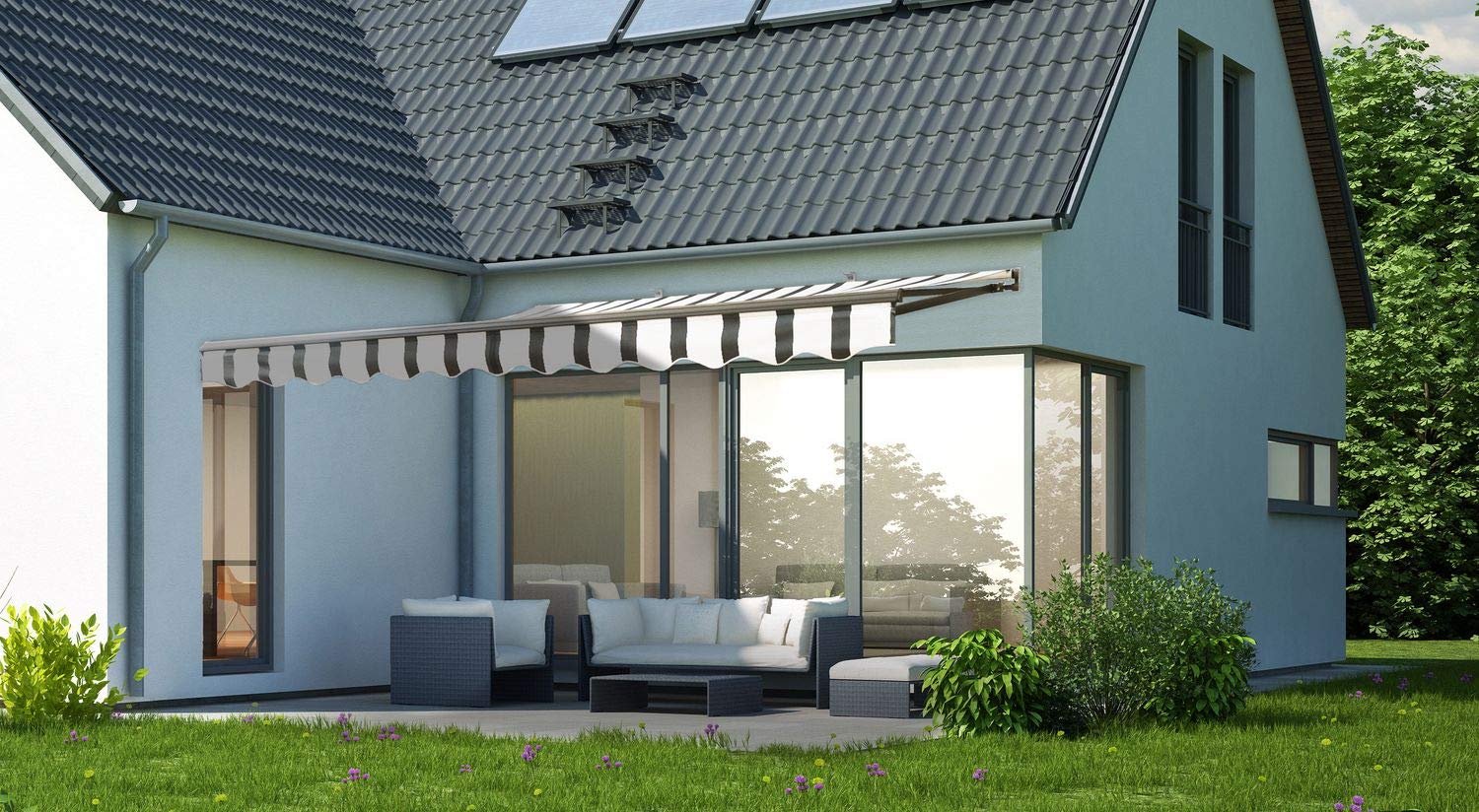 empasa manuelle Gelenkarmmarkise Markise 'Start' Sonnenmarkise Sonnenschutz viele Farben und Größen wählbar Alu/Polyester – Bild 10