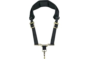 adorence Saxophone Strap (Improved Soft Thick Padding and Metal Swivel Hook with Rubber Ring) - Saxophone Strap for Alto, Tenor and Soprano