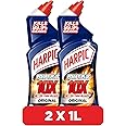 Harpic Power Plus Toilet Cleaner, 10X Most Powerful Better Than Bleach, Kills 99.9% Germs, Citrus Fragrance, 1L, Pack of 2
