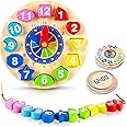 The Wooden Toy Factory - 5 in 1 Wooden Learning Clock