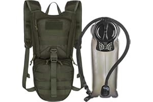 Unigear Trinkrucksack mit 2.5L Trinkblase und 1050D Wärmeisolierfach, taktischer Hydration Rucksack, Fahrradrucksack, Hydrationspack, für Klettern Trekking Radfahren Bergsteigen Outdoor Sports