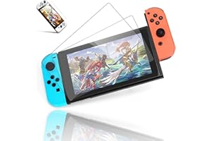 GG ACC BY GOGIK 2 occhiali temperati compatibili con Nintendo Switch OLED - Protezione ottimale - Qualità dell'immagine HD ad alta definizione - Facile da installare - Non compatibile con Switch Classic e Lite