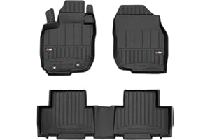 M MOTOS Tapis de sol caoutchouc pour Toyota RAV4 III 2005-2012 Améliorez Votre Confort de Voyage avec Le tapis noir antidérapant Auto 3D- tapis voiture Tous Temps pour Voiture, Protection Contre les s