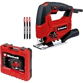 Einhell Decoupage Saw TC-JS 80/1 Kit (550 W, 20 mm cutting height, pendulum movement function, 80 mm in wood, 10 in steel