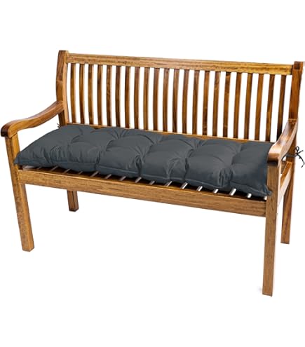 Waigg Bankkissen 160x55cm - 8cm Dicke Gartenbank Auflage Für 2-3 Sitzer