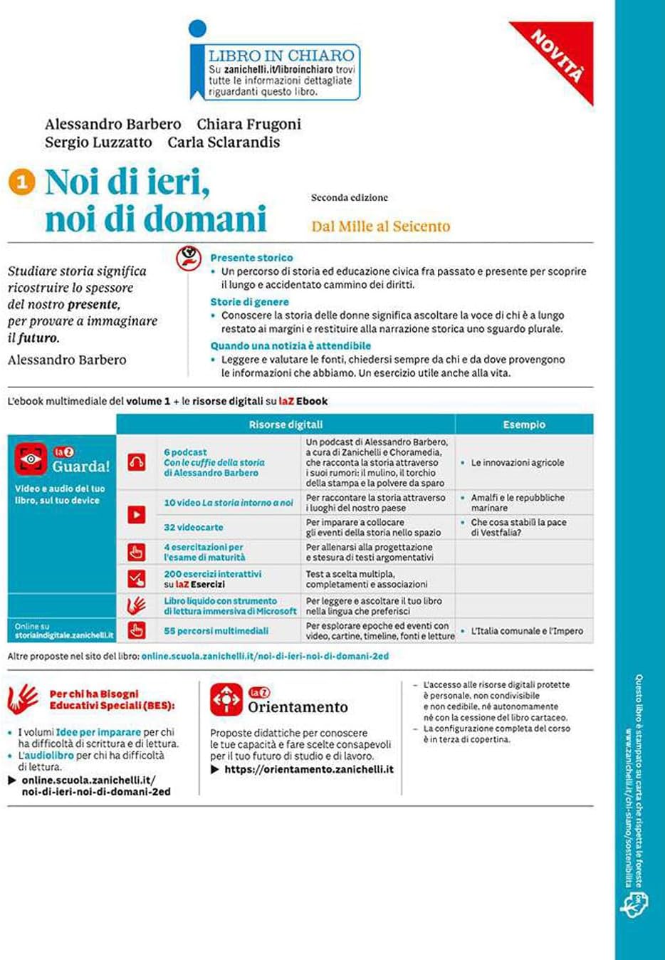 Dossier Complet & Guide Pratique : Noi di ieri noi di domani Con educazione civi