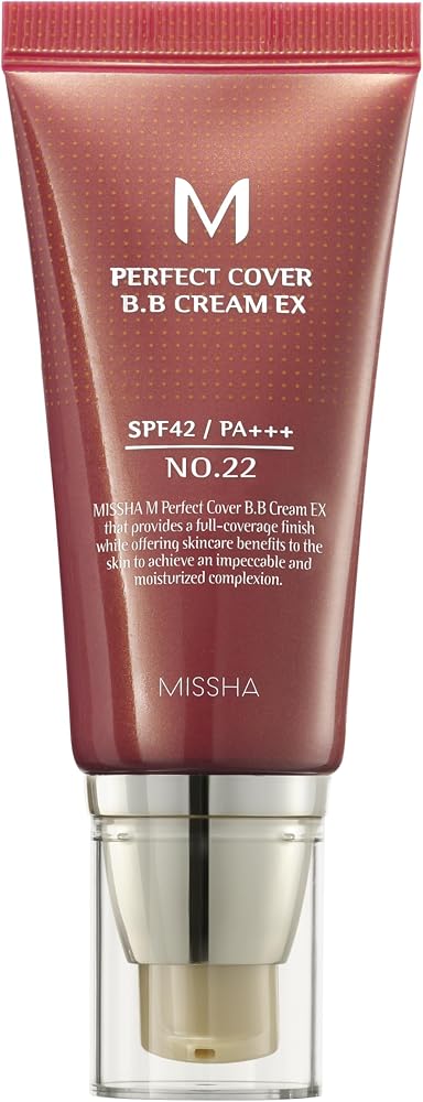 MISSHA Mükemmel Kapatıcılık Sunan Çok Fonksiyonlu M Perfect Cover BB Cream Ex SPF42 PA+++ No.22 (20ml)