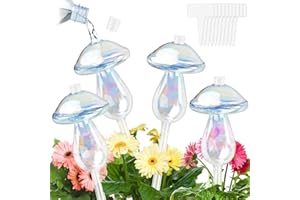 HGRGHH Lot de 4 Boules d'Irrigation pour Plantes, 130 ML Globe d'arrosage, Automatique Boule d'irrigation pour Plante d'Intérieur et d'Extérieur