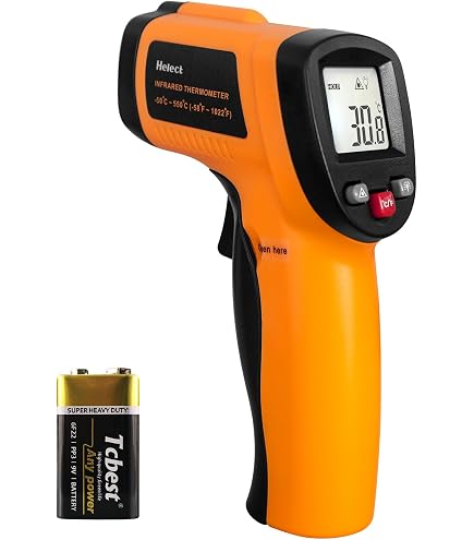Thermomètre Infrarouge Sans Contact -37°C à 550°C - Émissivité Réglable - Pour Cuisine, Industrie