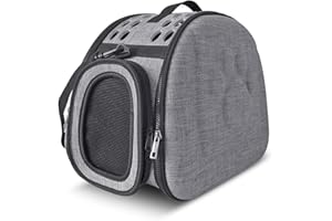 PETCUTE Transportín Perro Gato Transportín Perro Plegable Viaje Bolsa por Perro Pequeños medianos Mascota Portaperros Perritos Transporte Respirable Pet Carrier