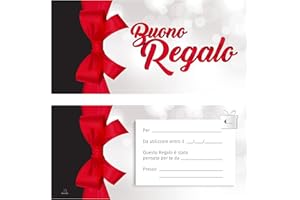 KOÏLWËS Buoni Regalo per tutti i negozi - Gift cards - Coupon Voucher da Compilare -Abbigliamento Estetista Parrucchier (25, Buoni SENZA BUSTE)