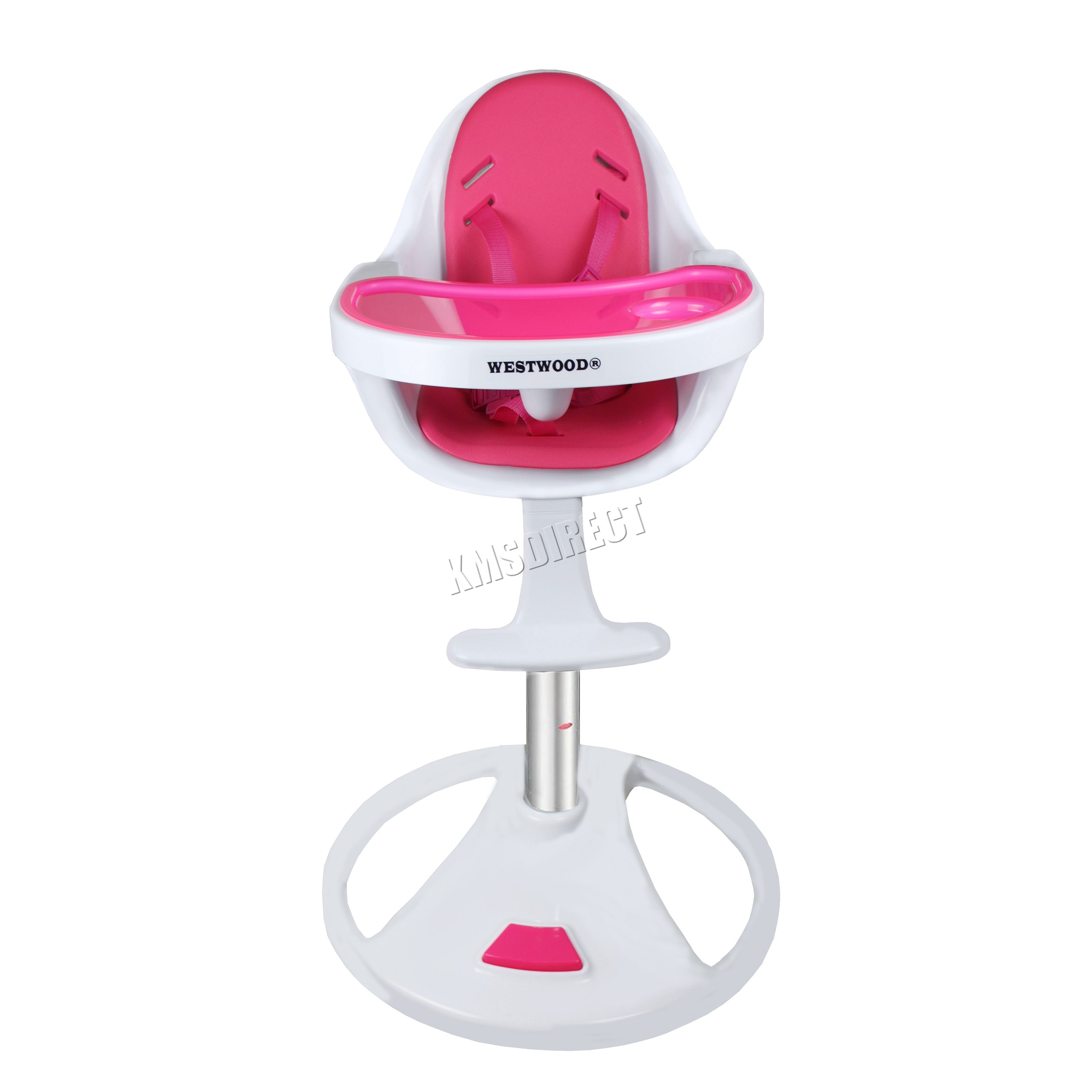 red baby high chair
