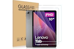 ELYCO Protector Pantalla Compatible con Lenovo Tab 2025 (TB311FU/TB311XU) 10.1 Pulgadas, 2 Piezas Cristal Templado + 1 Piezas Protectores de Cámara, 9H Dureza Anti-Arañazos, Ultra HD Transparente