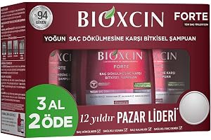 BIOXCIN FORTE schampo 3 x 300 ml Spar Pack mot intensiv håravfall – effektiv och snabb – med ekologiskt komplex B11