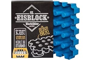 SL-EISBLOCK SL-ice block - beer cooler, beverage cooler for 0.33 litre bottles, ice block, beer box cooler, made in Germany