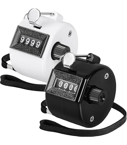 thumbnail image 2 of Budgetizer Metal Hand Tally Counter Clicker – 1 Pack, Handheld People/Lap Counter 2 of 6