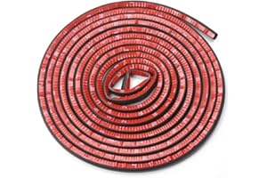 N-BRAND All-Pie D-förmig 5M Auto Tür Gummidichtung Gummiprofil Türdichtung Autotür Fernster Kantenschutz (10x10 mm)