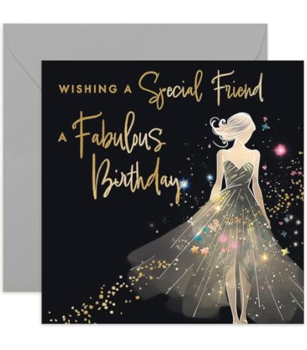 3D Pop Up Birthday Card - Girlfriend Birthday Card - Very Special Friend - 1920s Art Deco Design - Special Finishes - Made In The UK - Eco Friendly - View #7