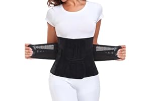 MAMODY Bauchgurt Nach Geburt - Bauchband Nach Geburt für Damen Rückbildungsgürtel Nach Geburt, Kaiserschnitt Bauchgurt, Rektusdiastase Bauchgurt, Bauchgurt nach Kaiserschnitt (Schwarz, S/M)