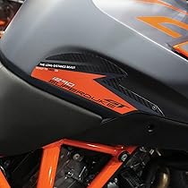 BIKE-label 3D Tankpad Orange Stripes - Für KTM 1290 Super Duke GT