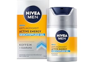 ‎NIVEA MEN NIVEA MEN Active Energy Odświeżający żel-krem do twarzy dla mężczyzn z kofeiną i guaraną, 50 ml
