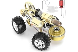 Tnfeeon Modello di Motore Motore per Auto in Miniatura per Esperimento di Scienza Fisica Educativa Regali Giocattolo Decorazione Artigianale