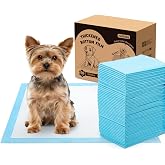 Nobleza Disposable Dog Diapers 40 x 60 cm, Pack of 50 Hygienic Absorbent and Anti-Leak Pads for Pets, Dog Pads