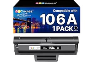 GPC IMAGE Kompatible für HP 106A Toner W1106A Schwarz für Laser 107w MFP 135wg 137fwg 135w 137fnw 135a 107a 107r 135r Druckerpatrone (Schwarz)