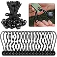 GQC 25 PCS Elastici Con Sfera Bungee Cord Ball Supporto Elastico Per L F - Foto 3