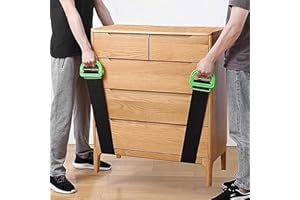 MAIYADUO 2PC cinghie di sollevamento per mobili, con 2 paia di guanti, per Trasporto Materassi, Scatole e Oggetti Pesanti