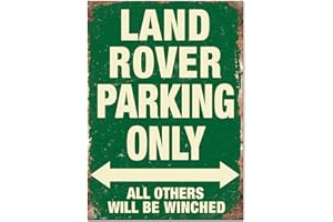Chinly Lorenzo Land Rover Parking Only Vintage Metal Vintage Metal Metal Sign Wall Iron Painting Plaque Poster Warning Sign Cafe Bar Pub Beer Club Decoration